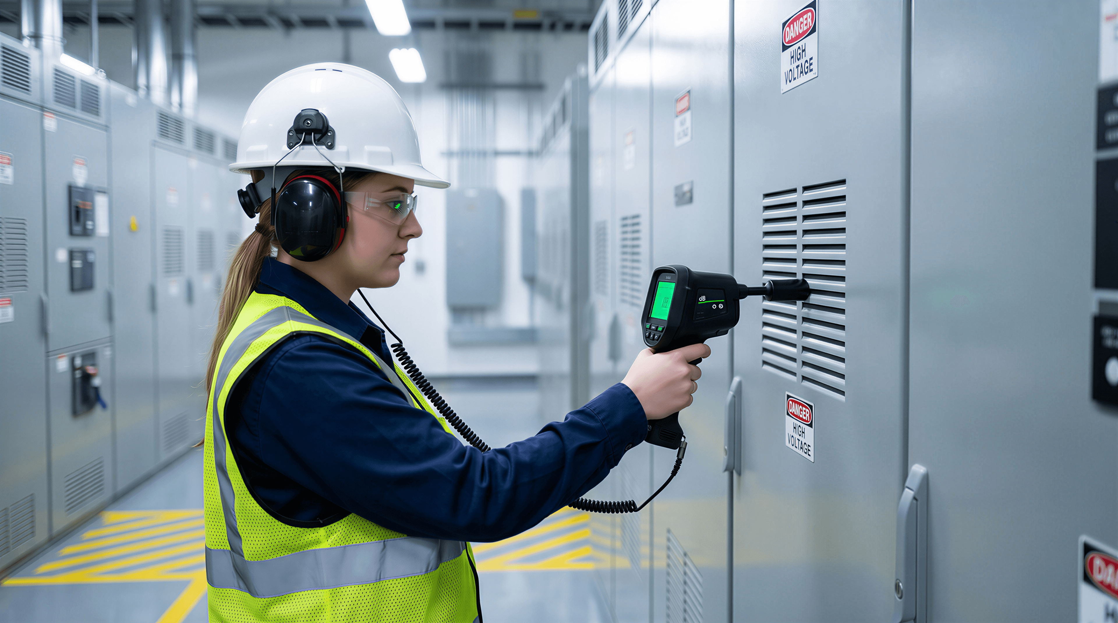 Airborne ultrasonic inspection of energized electrical equipment